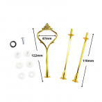 3 Tiers Fruit Resin Trays Modern Handles