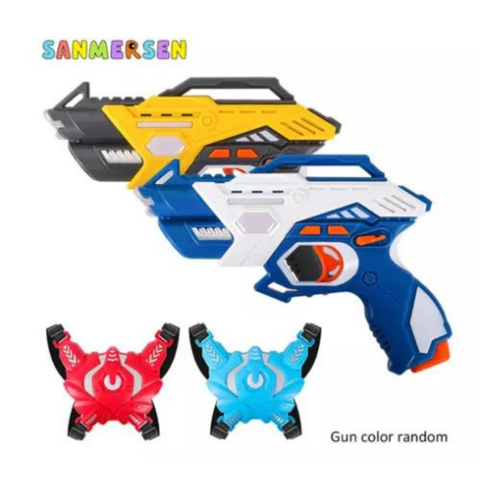 Infrared Laser Tag s and Vests - Laser Battle Mega Pack Set of 4