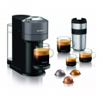 Nespresso Vertuo Next Espresso and Coffee Maker by De'Longhi- With Cups