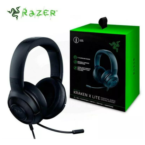 Razer Kraken X Lite Ultralight Gaming Black Headset