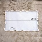 Rectangle Flat Fruit Resin Trays Small Size