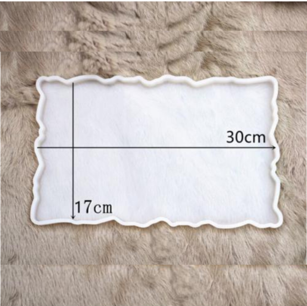 Rectangle Flat Fruit Resin Trays Small Size