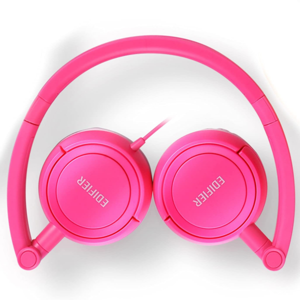 Edifier H650 Headphones - Hi-Fi On-Ear Wired Stereo Pink Headphone