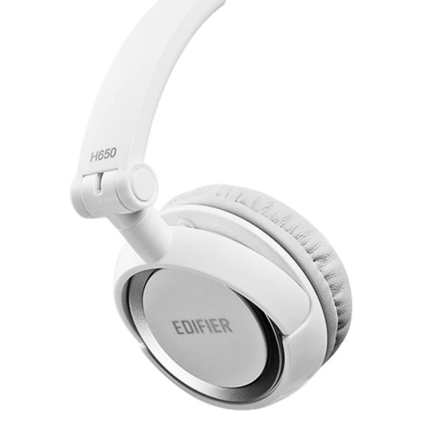 Edifier H650 Headphones - Hi-Fi Wired Stereo Headphone-White