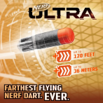 NERF Ultra One Motorized Blaster 25 Ultra Darts Farthest Flying Darts Ever
