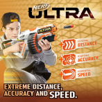 NERF Ultra One Motorized Blaster 25 Ultra Darts Farthest Flying Darts Ever Compatible Only with Ultra One Darts